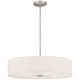 preview thumbnail 1 of 20, Access Lighting Mid Town LED Pendant or Semi-Flush - 24" Brushed Steel