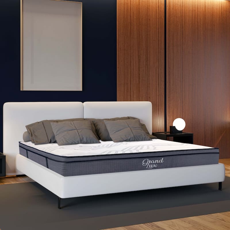 Grandlux 14 in. Hybrid Plush Foam Mattress