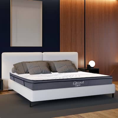 Grandlux 14 in. Hybrid Plush Foam Mattress