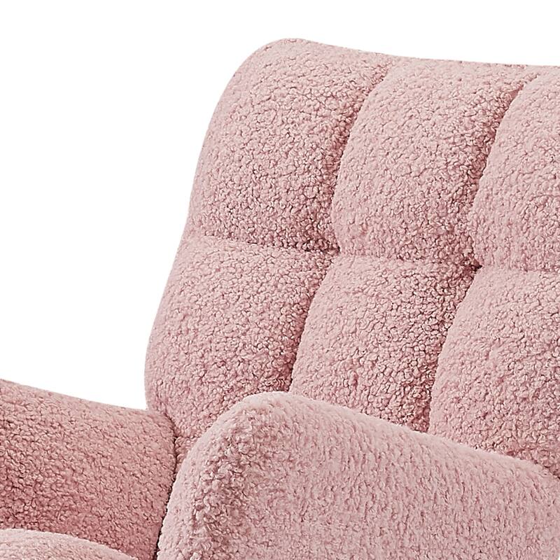 Lounge Chair Rocking Chair with High Backrest