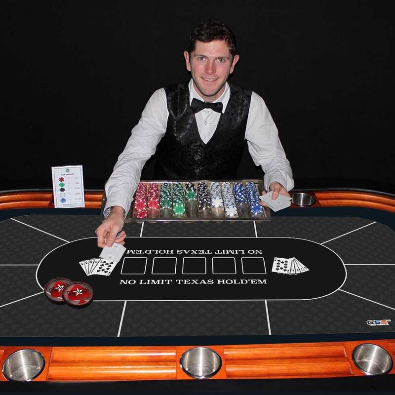 GSE™ 3" Casino Dealer Puck. Double-Sided Clear Acrylic Dealer Button. Texas Hold'em Poker Accessories - Button