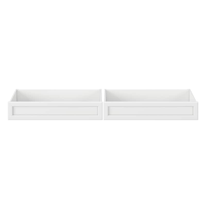 Queen-King-Twin XL Mid-Century Modern Under Bed Storage Drawers