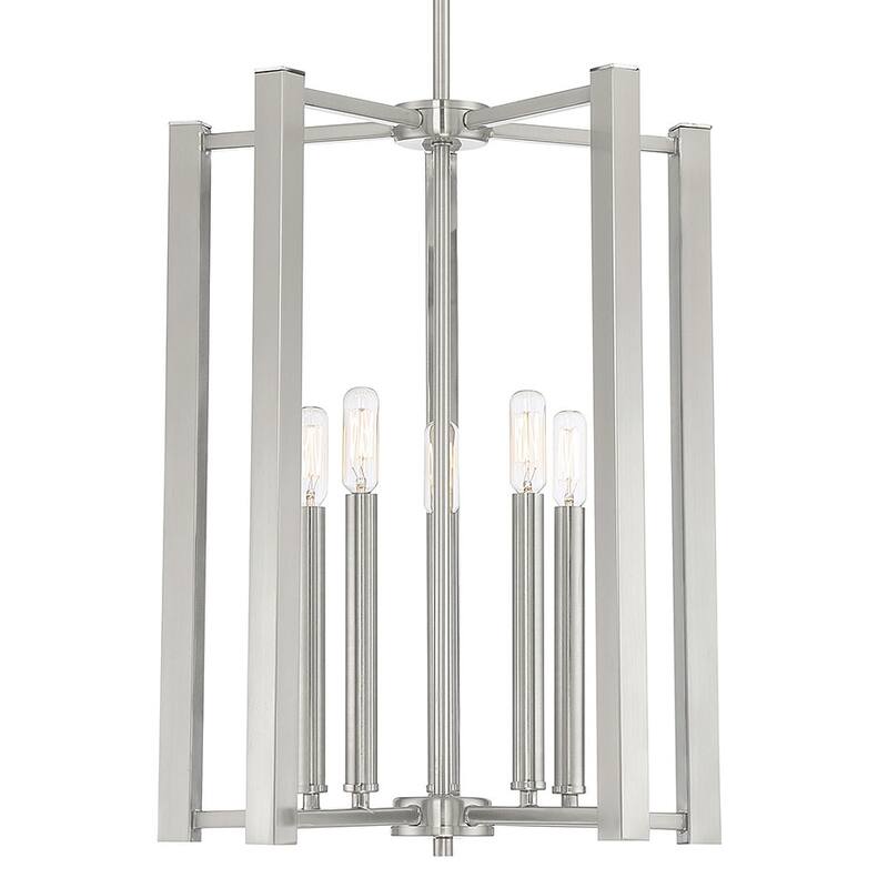 Savoy House Benson 5 Light 16" Wide Pendant - Satin Nickel