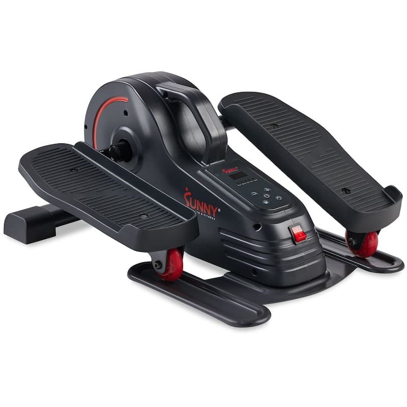 Sunny Health & Fitness Smart Electric Motorized Under Desk Elliptical (Dark Grey) - SF-E3959SMARTG - Dark Gray - 22.83 x 18.31 x 11 - Weights