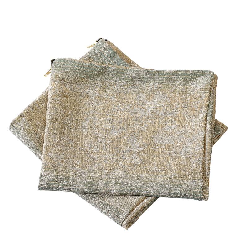 Peralta 2-piece Jacquard Chenille Zipper Pillow Shell Set, NO INSERT