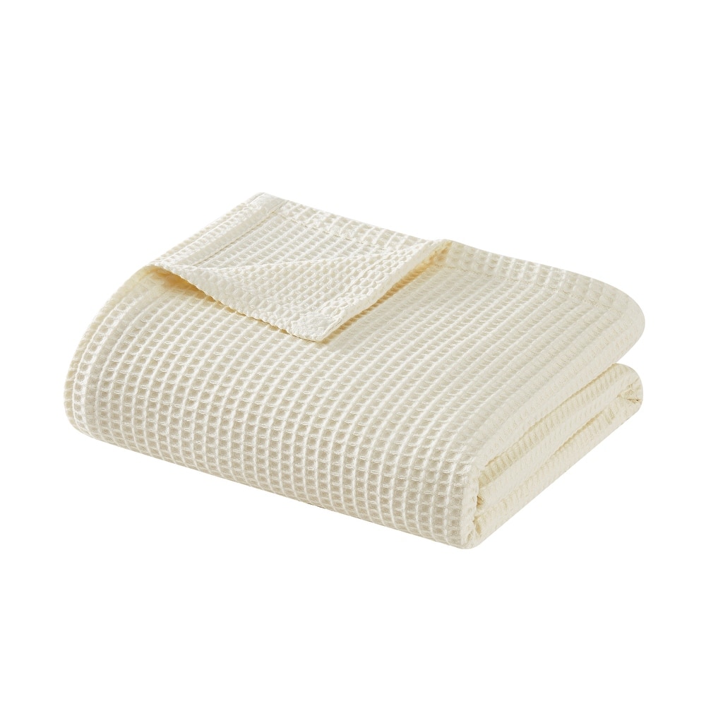 Cannon Heritage Cotton Waffle Blanket and Throw