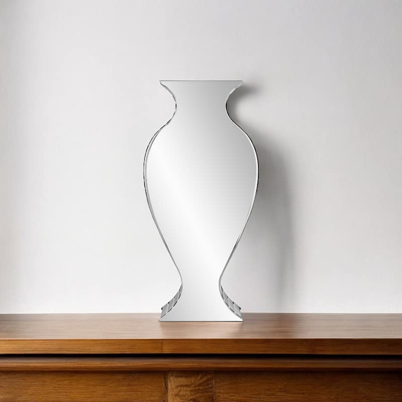 20-Inch Clear Cylinder Table Vase for Living Room and Bedroom Decor - Clear