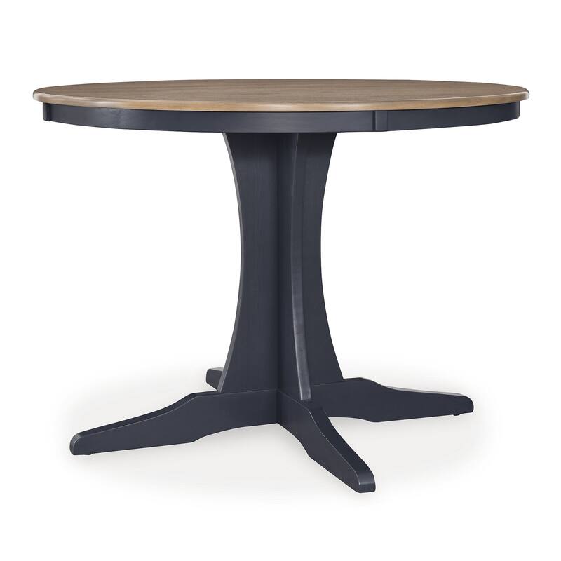 Signature Design by Ashley Landocken Brown/Blue Dining Table and 4 Chairs