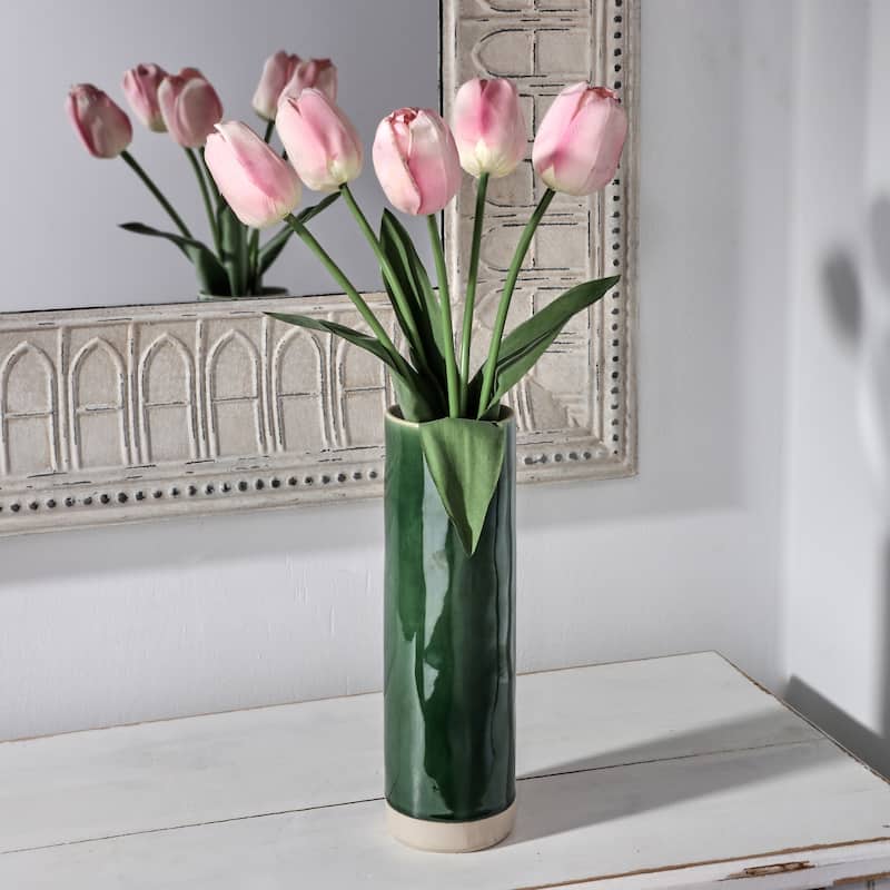 Natural Touch Dutch Tulip Bundle 20" - Pink