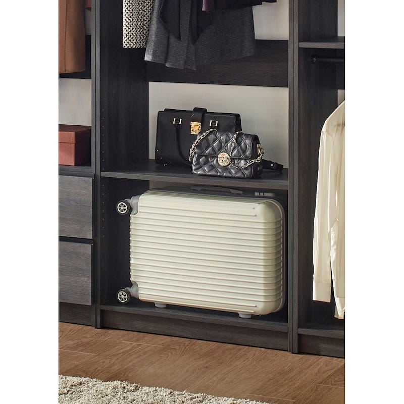 Prosper Gray Freestanding Walk in Wood Closet System