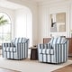 preview thumbnail 8 of 101, Modern Swivel Upholstered Armchair Accent chair Set of 2