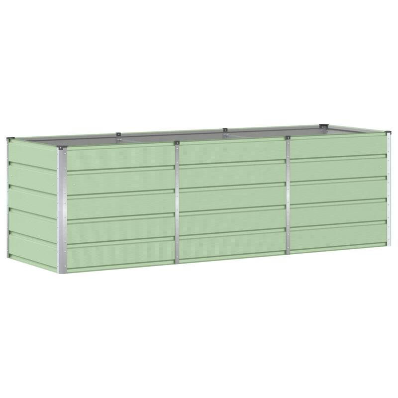 vidaXL Planter in Steel - 62.99 x 31.50 x 17.72