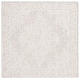 preview thumbnail 18 of 24, SAFAVIEH Handmade Ebony Henriane Modern Wool Rug 6' Square - Light Grey/Ivory - Square