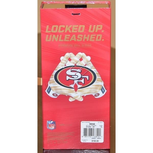 Shop Nike Vapor 3 0 Jet Nfl Receiver Gloves San Francisco 49ers