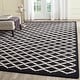 preview thumbnail 15 of 167, SAFAVIEH Handmade Cambridge Prudie Modern Moroccan Wool Rug 6' x 9' - Black/Ivory