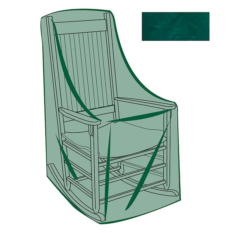 Classic Rocking Chair Outdoor Furniture Cover - Green