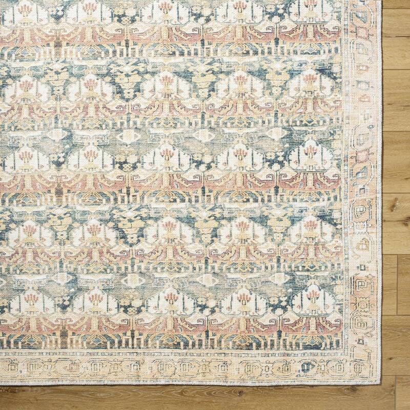 Livabliss Amelie Washable Traditional Area Rug