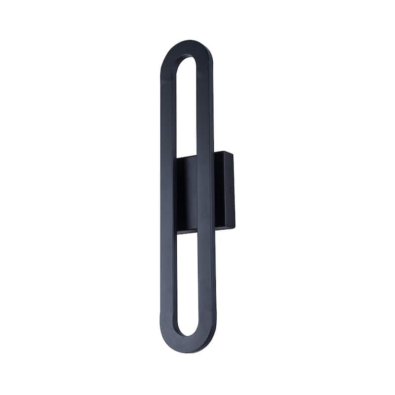Maxax Black Metal LED Wall Light