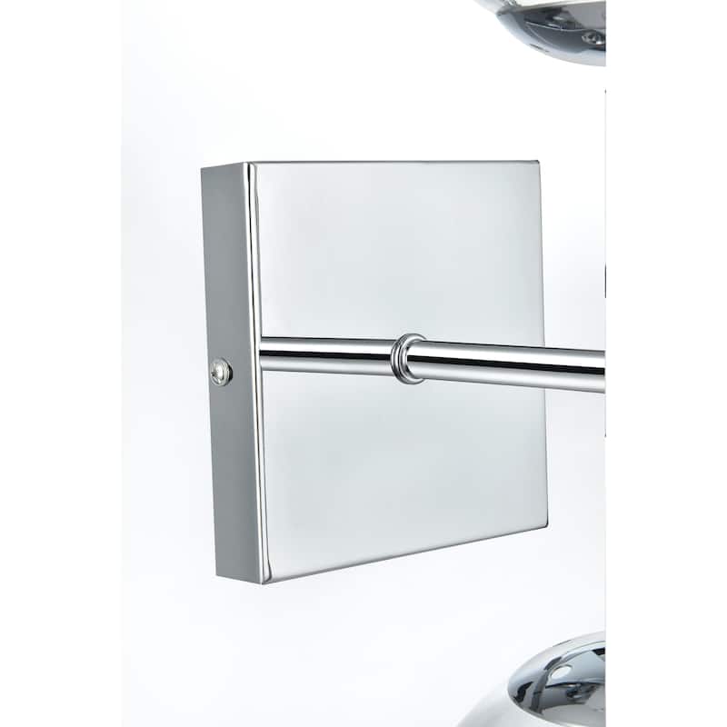 Nina 2 Light Clear Glass Wall Sconce