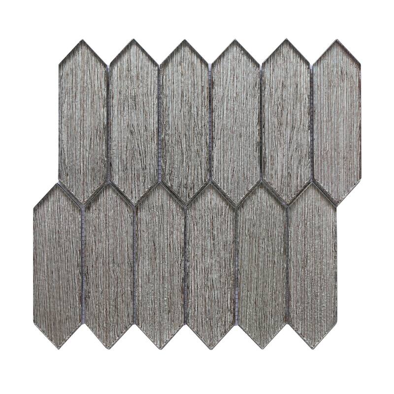 Altair Windey Hexagon Laminated Glass Mosaic Wall Tile