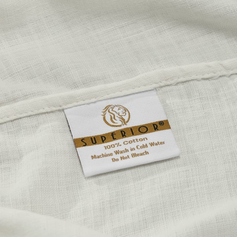 Superior Chloe 100% Cotton Percale Linen Texture Sheet Set