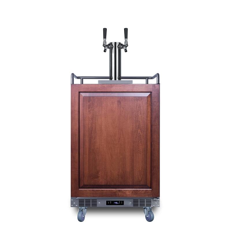 Summit SBC682TWIN 24" Wide 5.6 Cu. Ft. Built-In / Free Standing Double