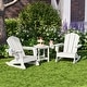 preview thumbnail 50 of 58, Laguna Kids Outdoor Poly Adirondack Rocking Chair with Side Table 3-Piece Set