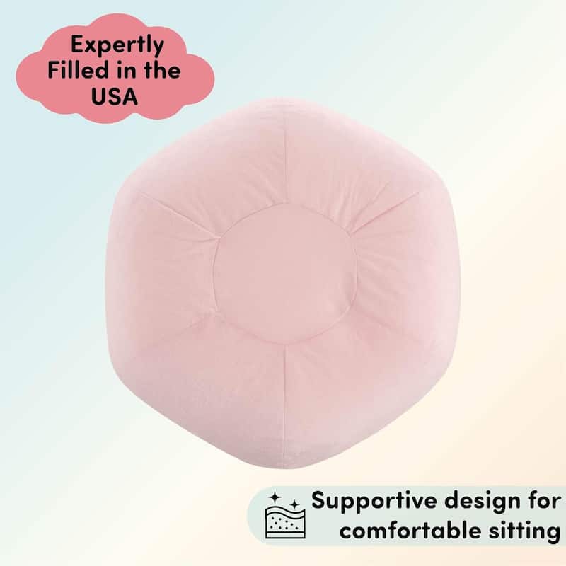 Heritage Kids Pod Round Back Kids Bean Bag Chair