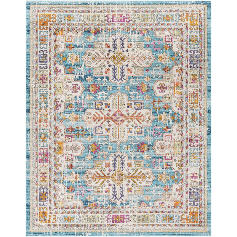 Artistic Weavers Marla Distressed Triple Medallion Area Rug