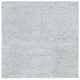 preview thumbnail 107 of 166, SAFAVIEH August Shag Solid 1.2-inch Thick Area Rug 3' Square - Silver