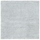 preview thumbnail 89 of 140, SAFAVIEH August Shag Solid 1.2-inch Thick Area Rug 3' Square - Silver