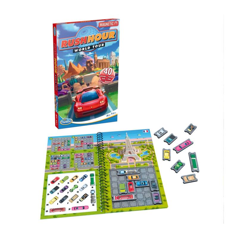 ThinkFun Rush Hour World Tour Puzzle - Red