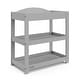 preview thumbnail 1 of 23, Graco Customizable Changing Table with Water-Resistant Changing Pad Pebble Gray - Assembly Required