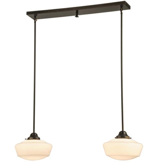 Meyda Tiffany 147635 Revival 2 Light 12" Wide Multi Light Pendant
