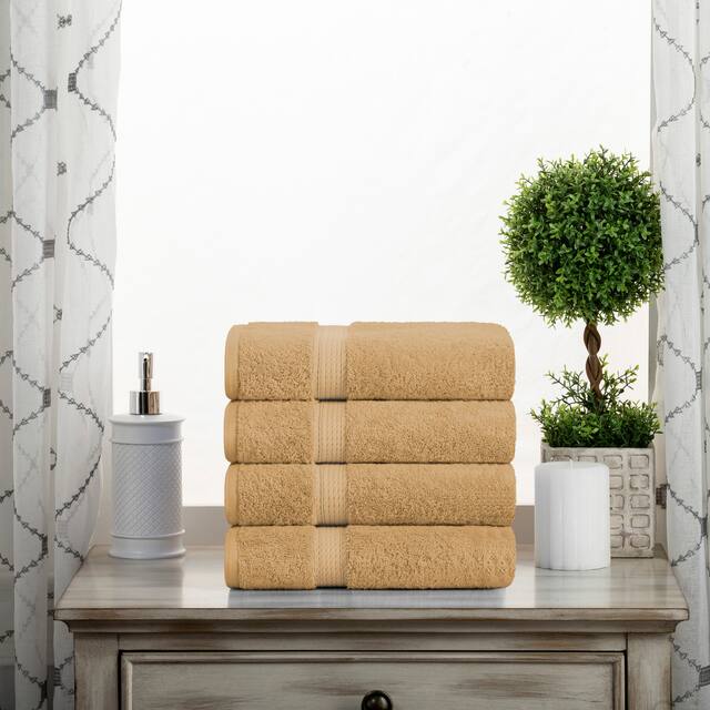 Marche Egyptian Cotton 4 Piece Hand Towel Set by Miranda Haus