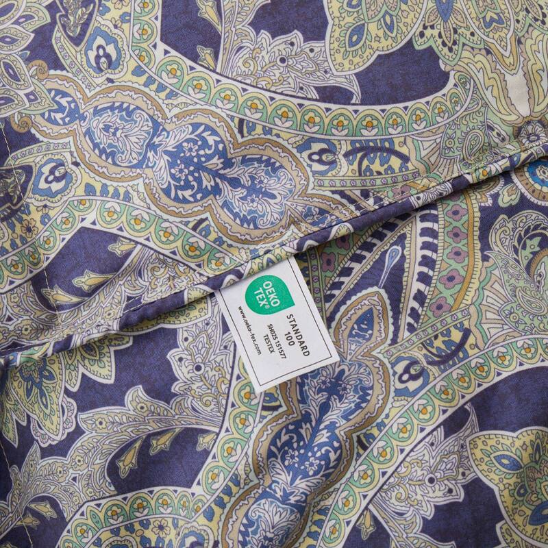 Lightweight Summer Flroal & Solid Printed Goose Feather Down Comforter Duvet Insert