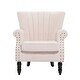 preview thumbnail 7 of 15, Modern Living Room Accent Chair Upholstered Club Chair With Wood Legs