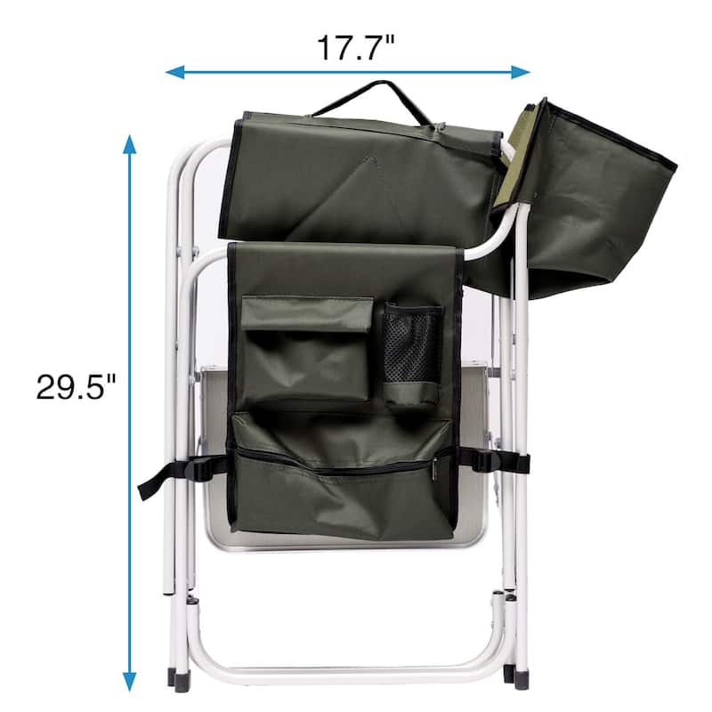2-piece Folding Lightweight Oversized Directors' Chairs