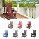preview thumbnail 98 of 110, Modern High-Back Rocking Adirondack Chair All Weather