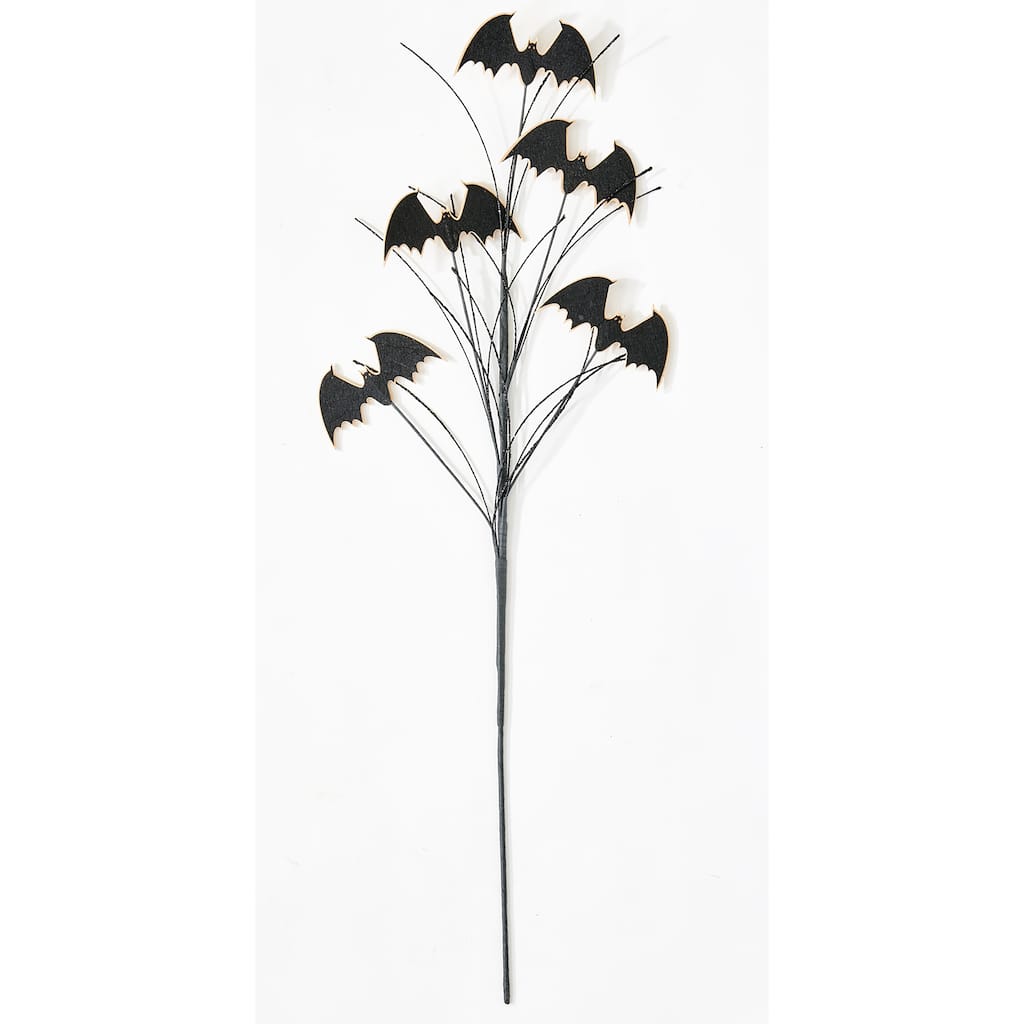 29" Halloween Bats and Twigs Spray, Set of 5