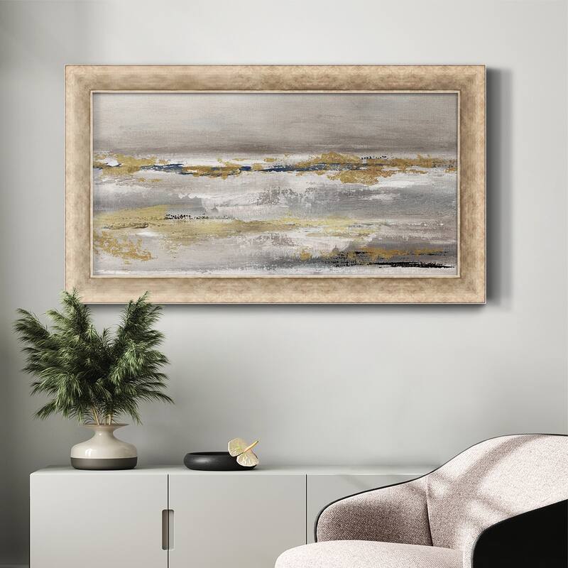 Golden Fog Premium Framed Canvas- Ready to Hang