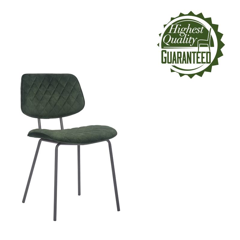 Porthos Home Taci Dining Chairs Set Of 2, Velvet Upholstery, Iron Legs