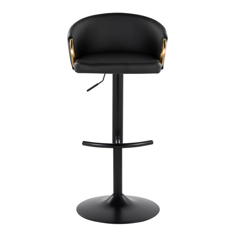 Silver Orchid Battista Adjustable Bar Stool (Set of 2)