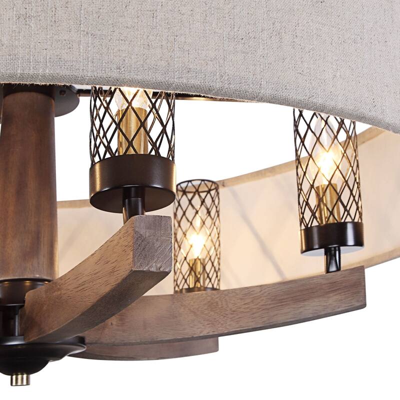 Uttermost 21331 Woodall 6 Light 36" Wide Ring Chandelier