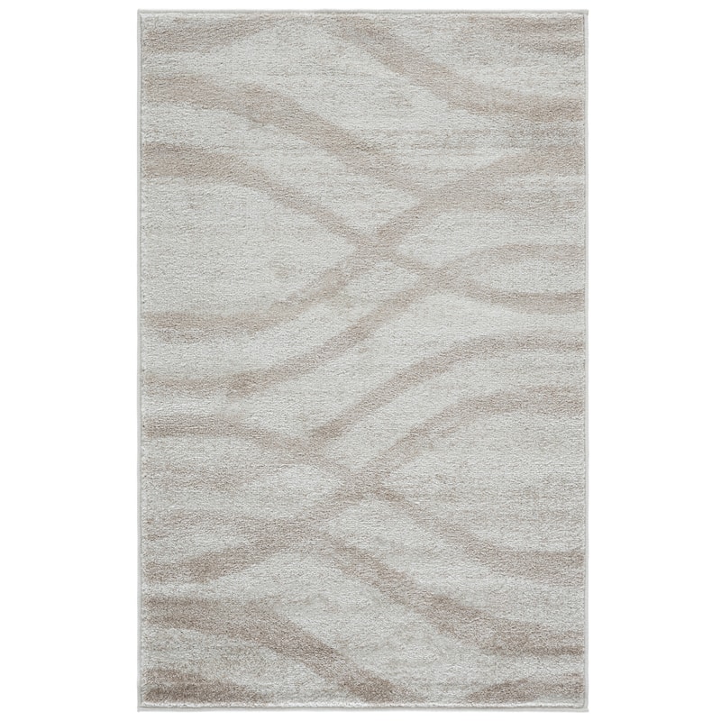 SAFAVIEH, Adirondack Vinni Modern Abstract Distressed Rug - 3' x 5' - Beige/Taupe