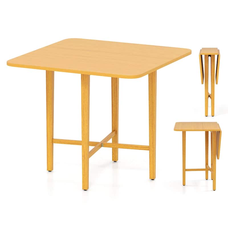 Costway Foldable Dining Table for 2-4 People Extendable Table with - See Details
