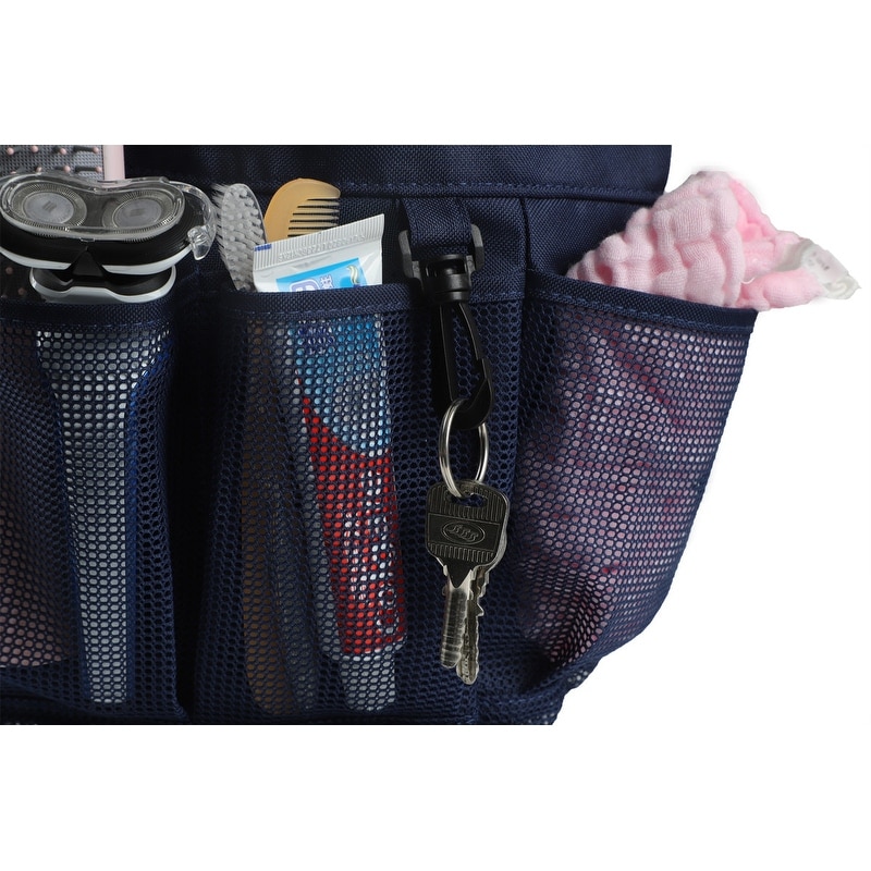 Dropship Bath Bag Black,Portable Shower Caddy Shower Tote Bag Oxford  Hanging Toiletry And Bath Organizer For Shampoo, Conditioner, Soap And  Other Bathroom Accessories to Sell Online at a Lower Price