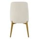 preview thumbnail 7 of 6, Uttermost Vantage Off White Fabric Dining Chair - 20.5"W x 35"H x 26"D