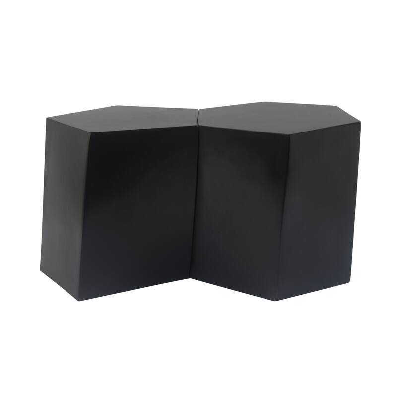 Modern MGO hexagon-topped Coffee Table Set Suitable for Any Space , No assembly is required