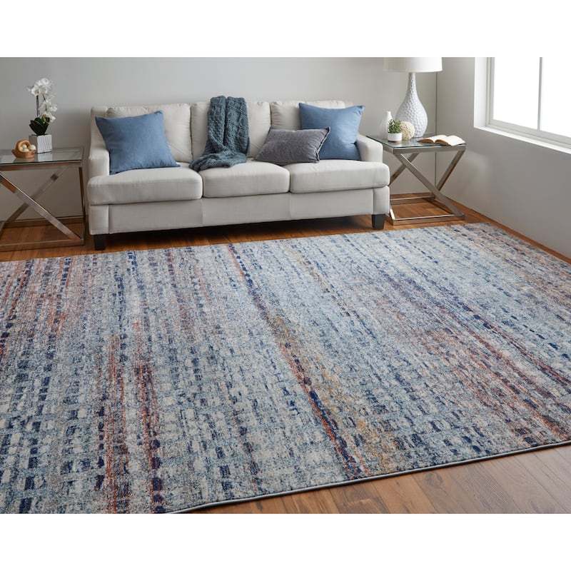 Adelmo Power Loomed Contemporary Area Rug